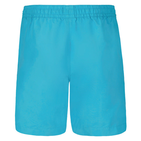 Maillot de bain - Billabong short de bain bleu turquoise uni, pour garçon, vue de dos