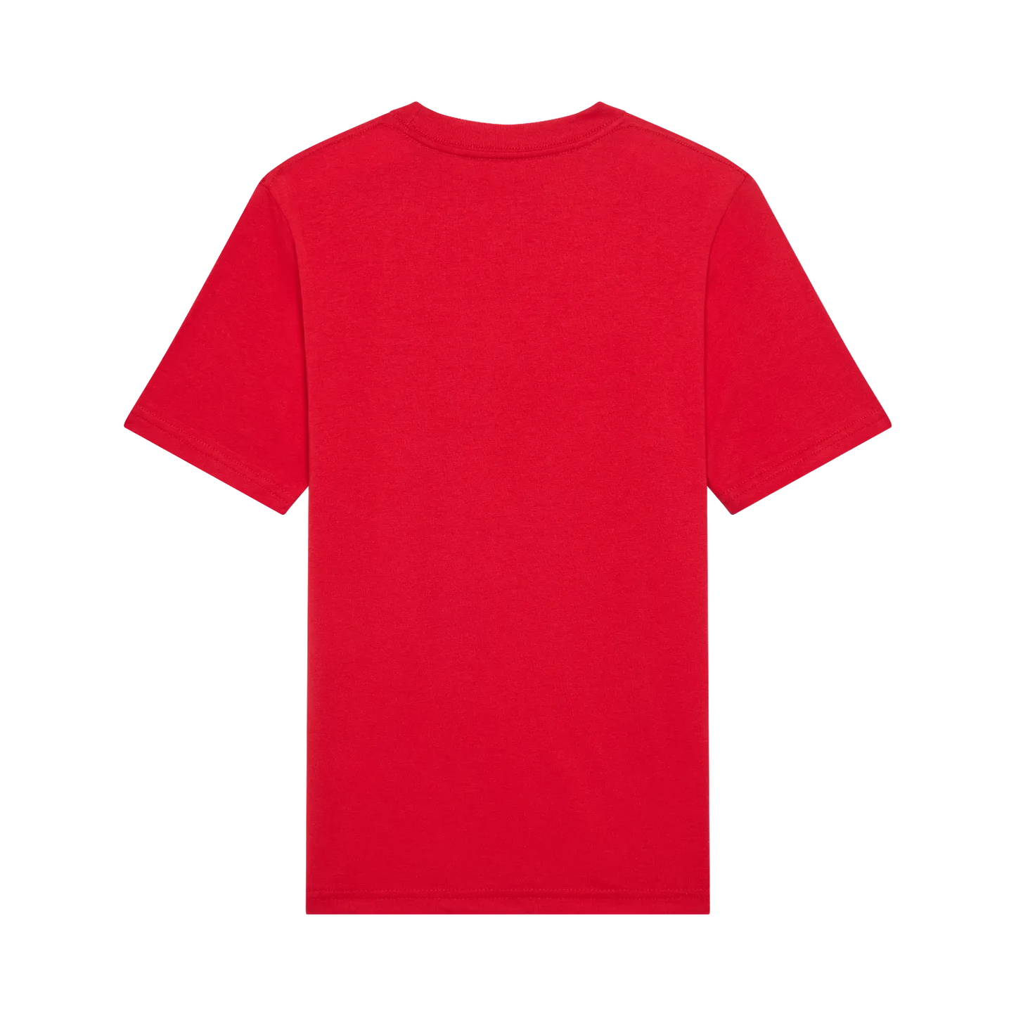 T-Shirt Badge - Fox rouge en coton peigné, vue de dos, orientation carrée, dimensions 1500x1500, galerie position 2