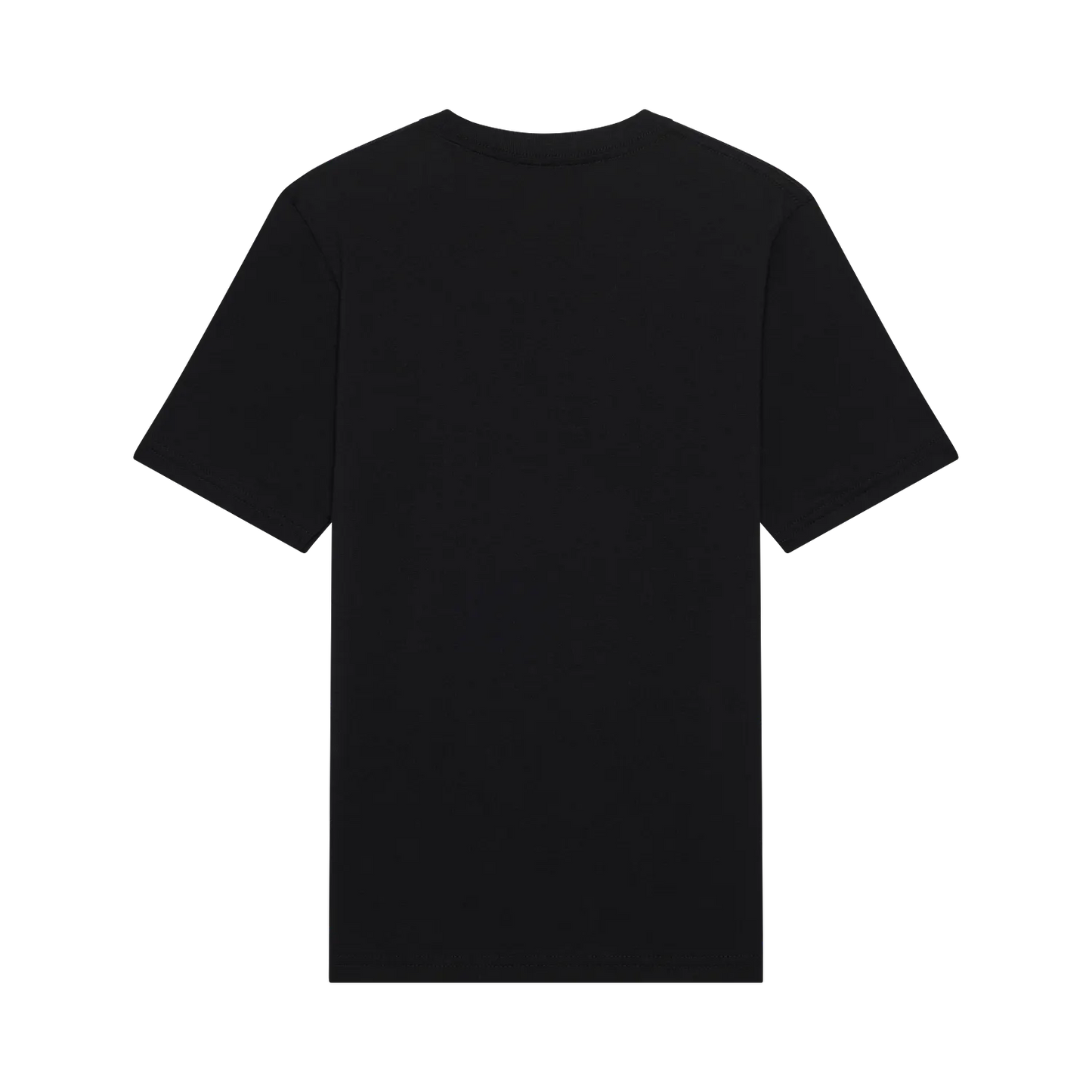 T-Shirt Badge - Fox noir en coton peigné, coupe droite, vue de dos, dimensions carrées 1500x1500, galerie position 2