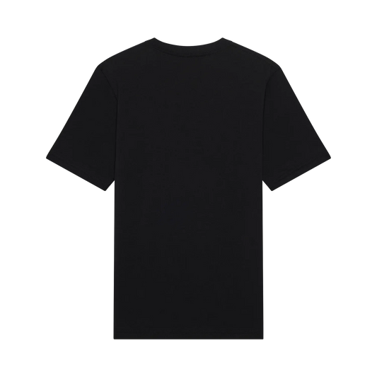 T-Shirt Badge - Fox noir en coton peigné, coupe droite, vue de dos, dimensions carrées 1500x1500, galerie position 2