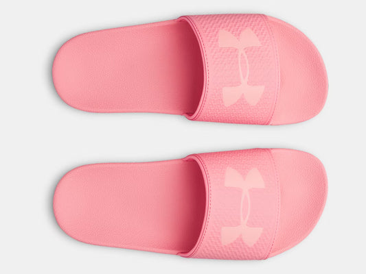 Sandales UA ARMR - Under Armour roses pour fille avec bride synthétique moulée vue de dessus