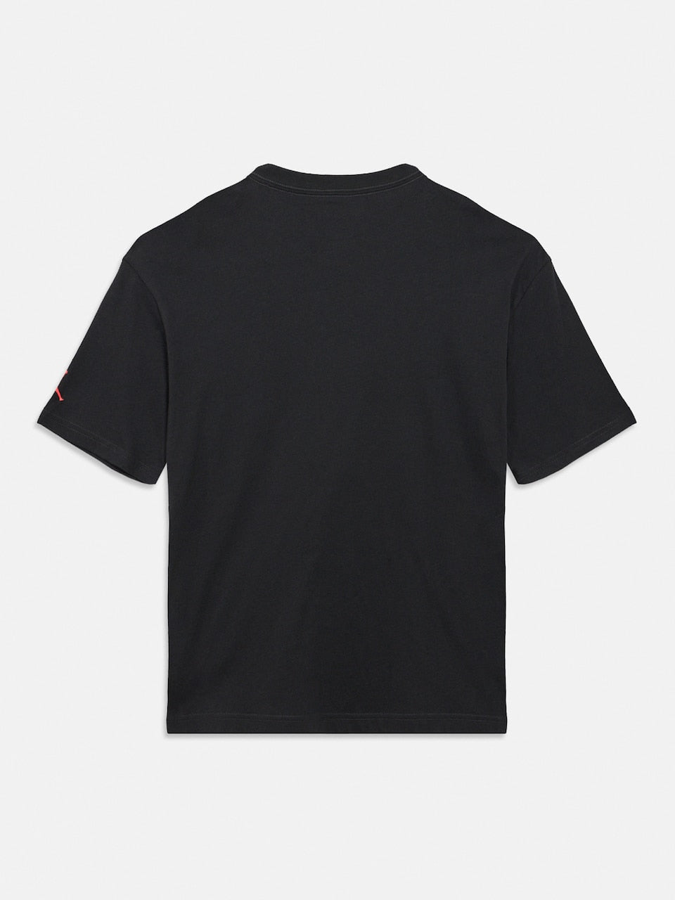 T-Shirt - Jordan noir en coton, coupe droite à manches courtes, vue de dos sur fond gris clair.
