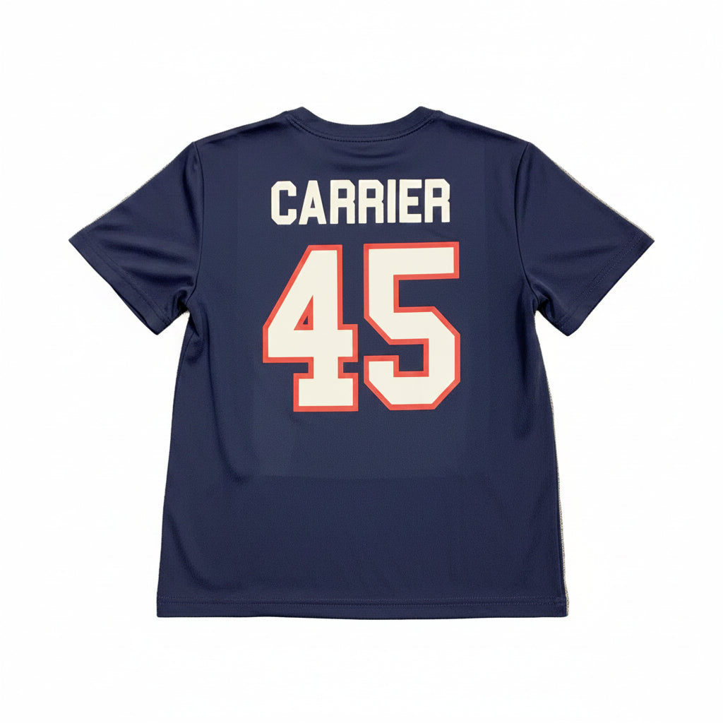 T-Shirt Polyester Bleu - Carrier #45