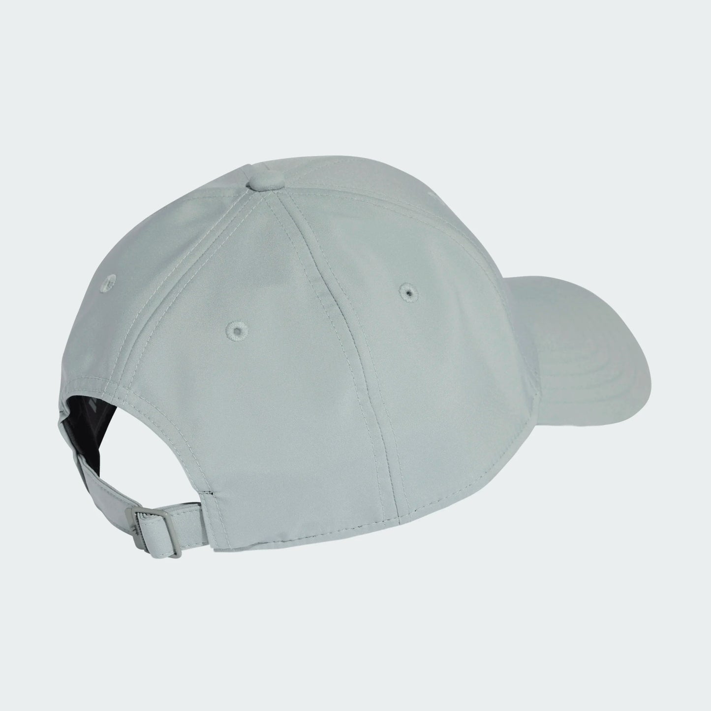 Casquette - Adidas gris clair en tissu, ajustable à l'arrière, vue de dos, style sportif unisexe adulte.