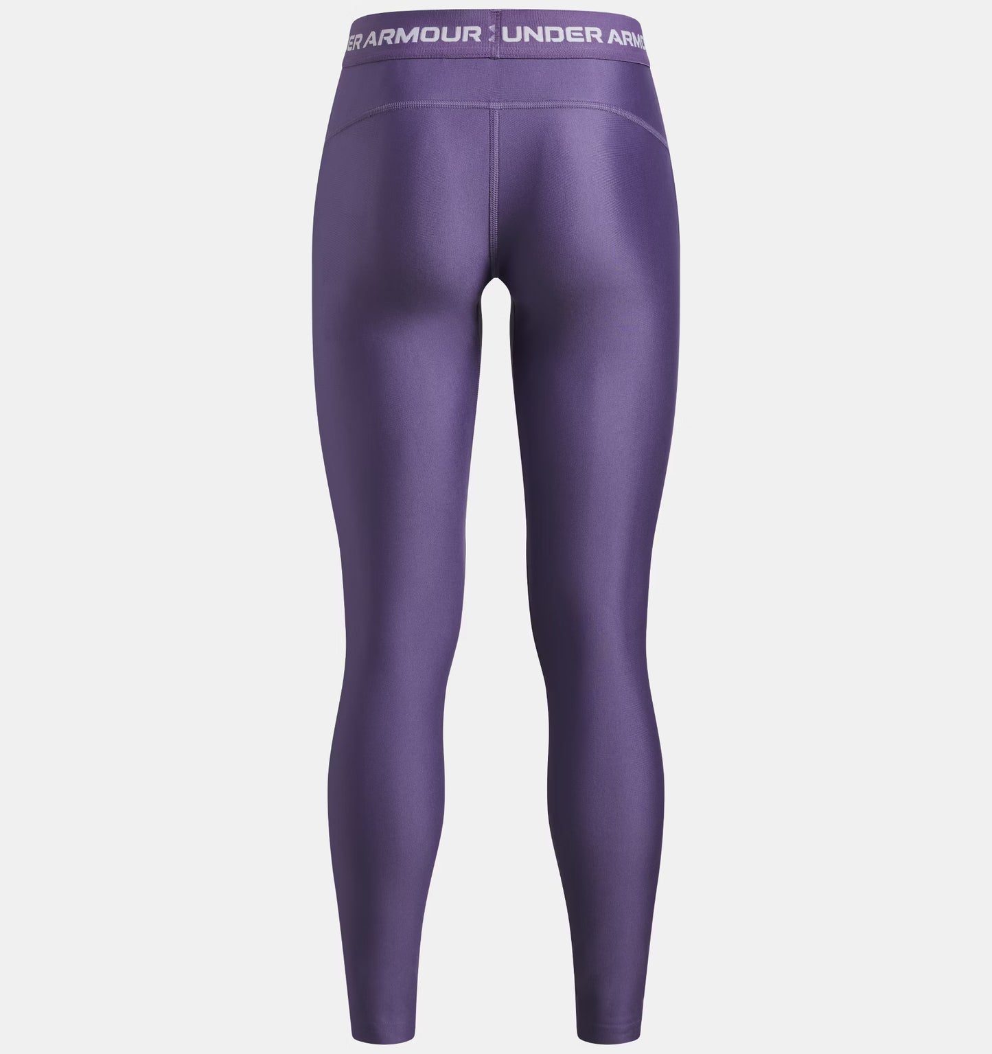 Legging HeatGear® - Under Armour violet foncé en polyester et élasthanne, vue de dos, pour femme adulte.
