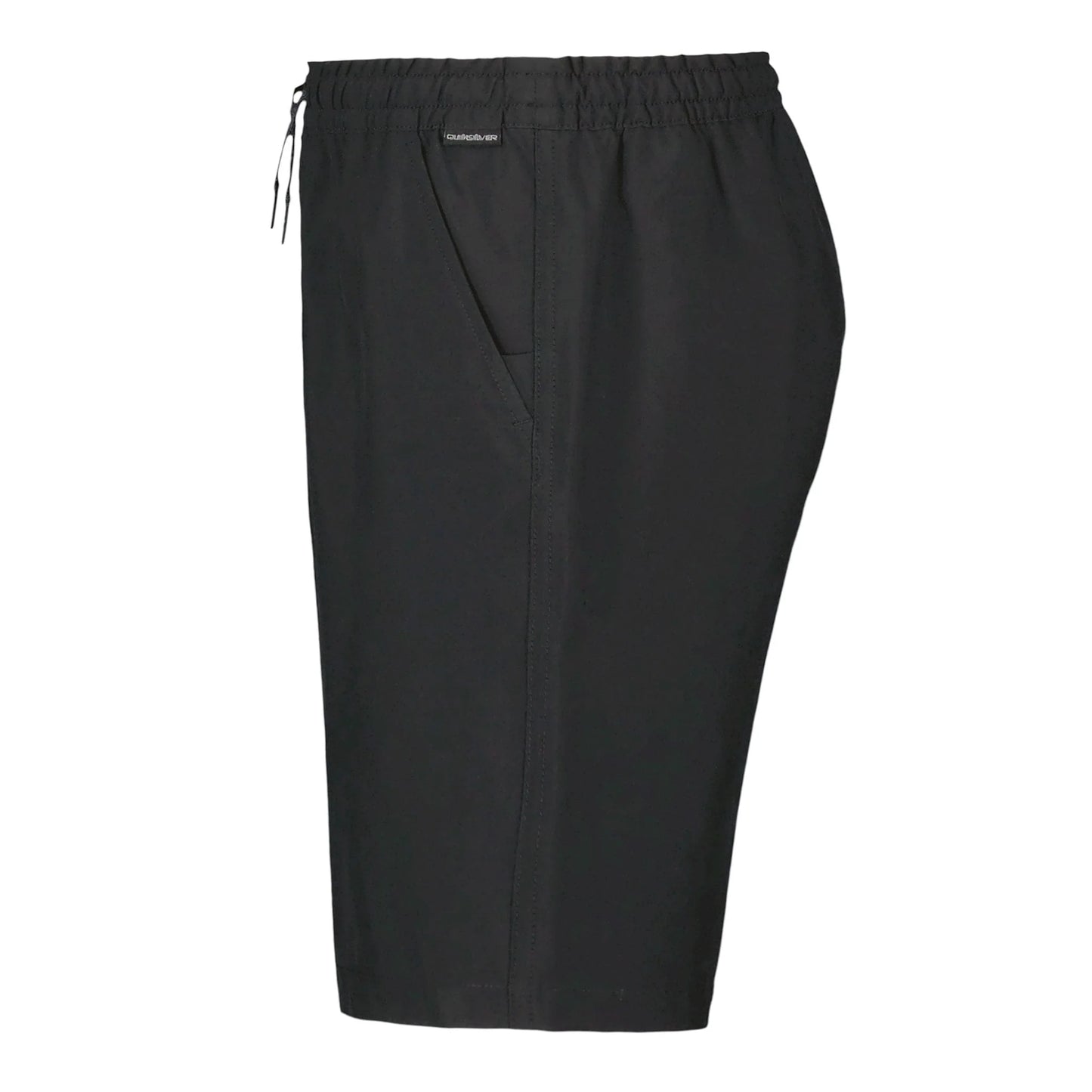 Maillot de bain - Quiksilver vue de profil en position 3 dans la galerie avec coupe longue noire pouvant servir de short