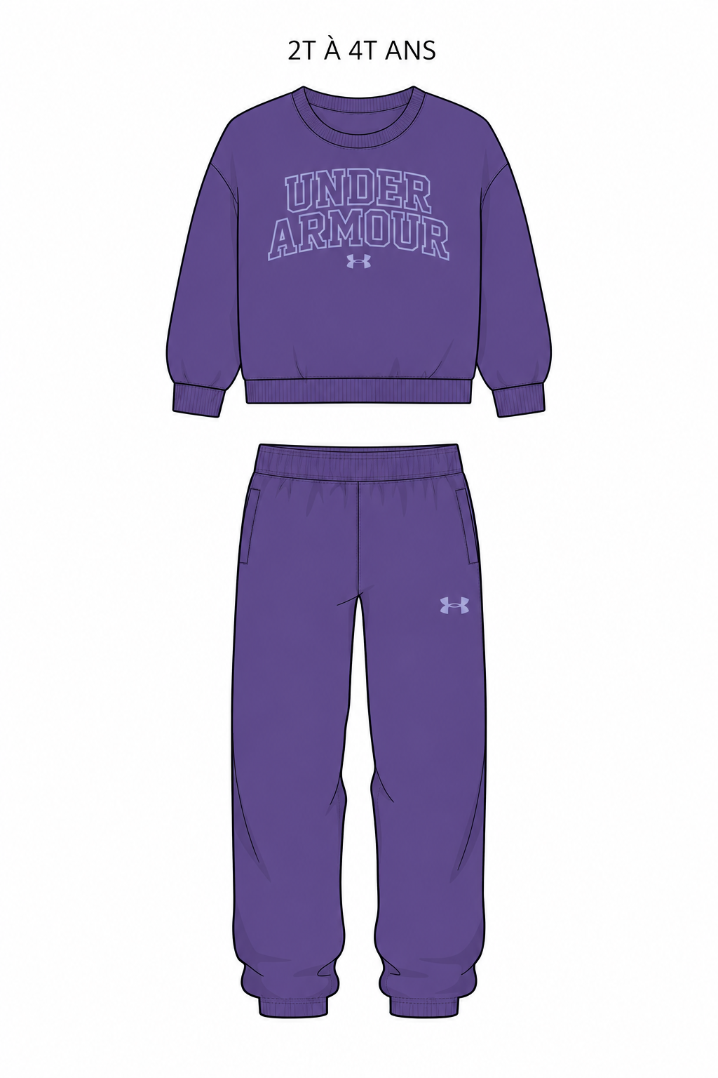 Simulated alt text for Ensemble - Under Armour for entrepot-lenfant-unique.myshopify.com. You are an expert SEO agent. You will generate an ALT text for this image. <Product_Context> Only use the following explicitly enabled Shopify catalog context: ...