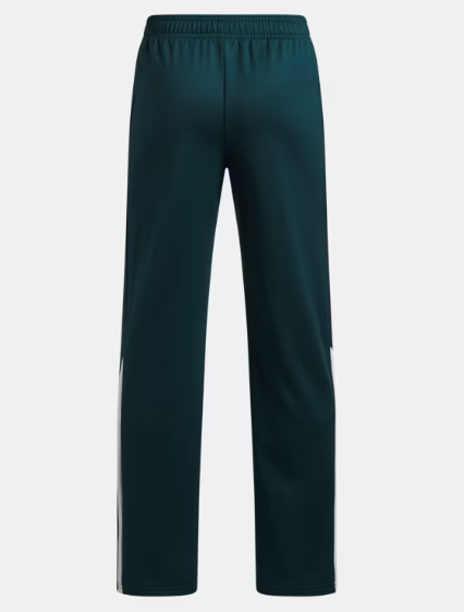 Pantalon UA Brawler 3.0 Tapered - Under Armour bleu foncé en tricot lisse, taille élastique, vue de dos, taille adulte homme.