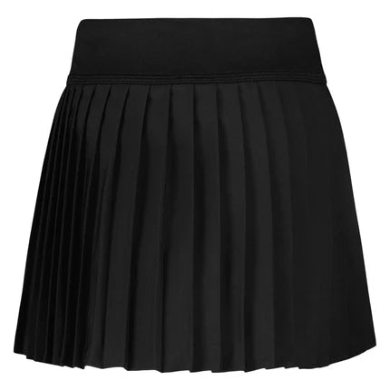 Jupe Short - Under Armour noire plissée avec taille large élastique pour un maintien confortable et style sportif élégant.