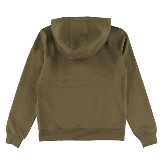Hoodie Hydro - Volcom sweat à capuche vert olive à manches longues vue de dos