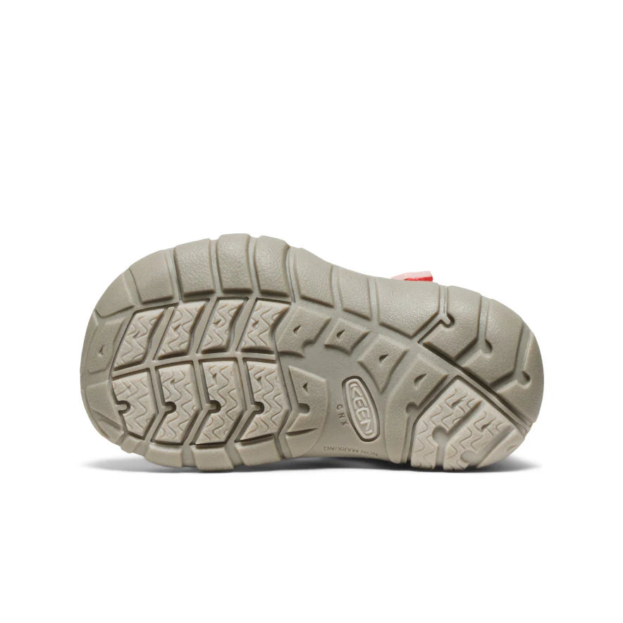 Sandales - Seacamp II Keen vue de dessous montrant la semelle caoutchouc beige avec crampons multidirectionnels