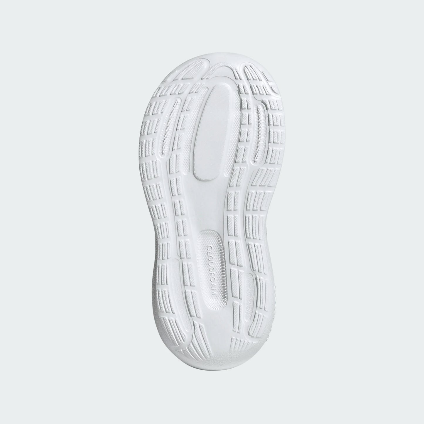 Espadrilles Runfalcon - Adidas, semelle blanche avec motifs d'adhérence en caoutchouc, vue de dessous