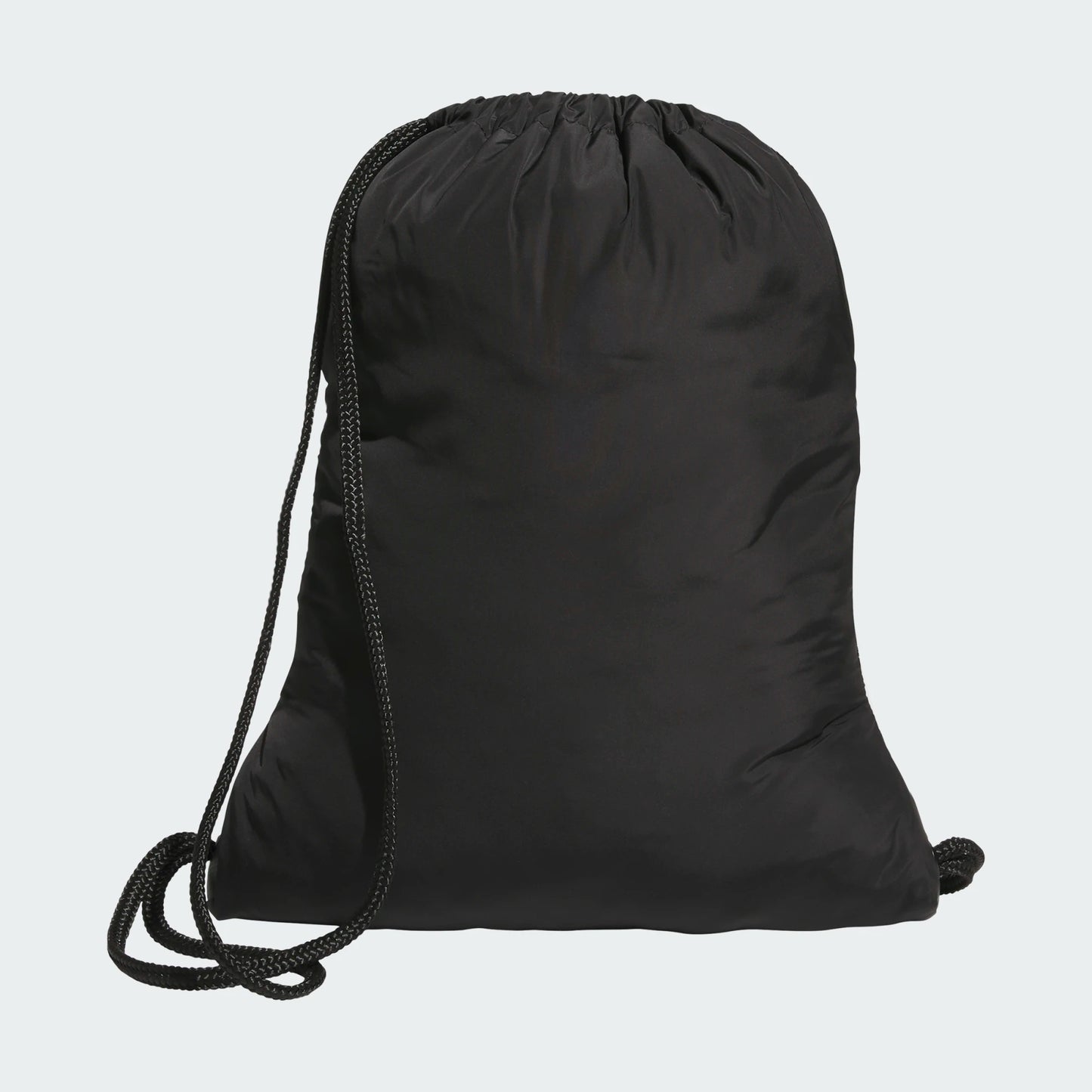 Sac à cordons Alliance 3 - Adidas noir en tissu léger, style sport, vue de face, pour enfant et adolescent