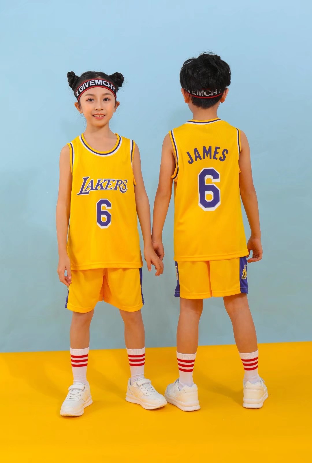 Ensemble de basketball - Lakers Jaune