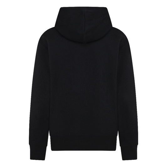 Hoodie - Jordan noir en coton épais pour garçon, style à capuche, vue de dos.
