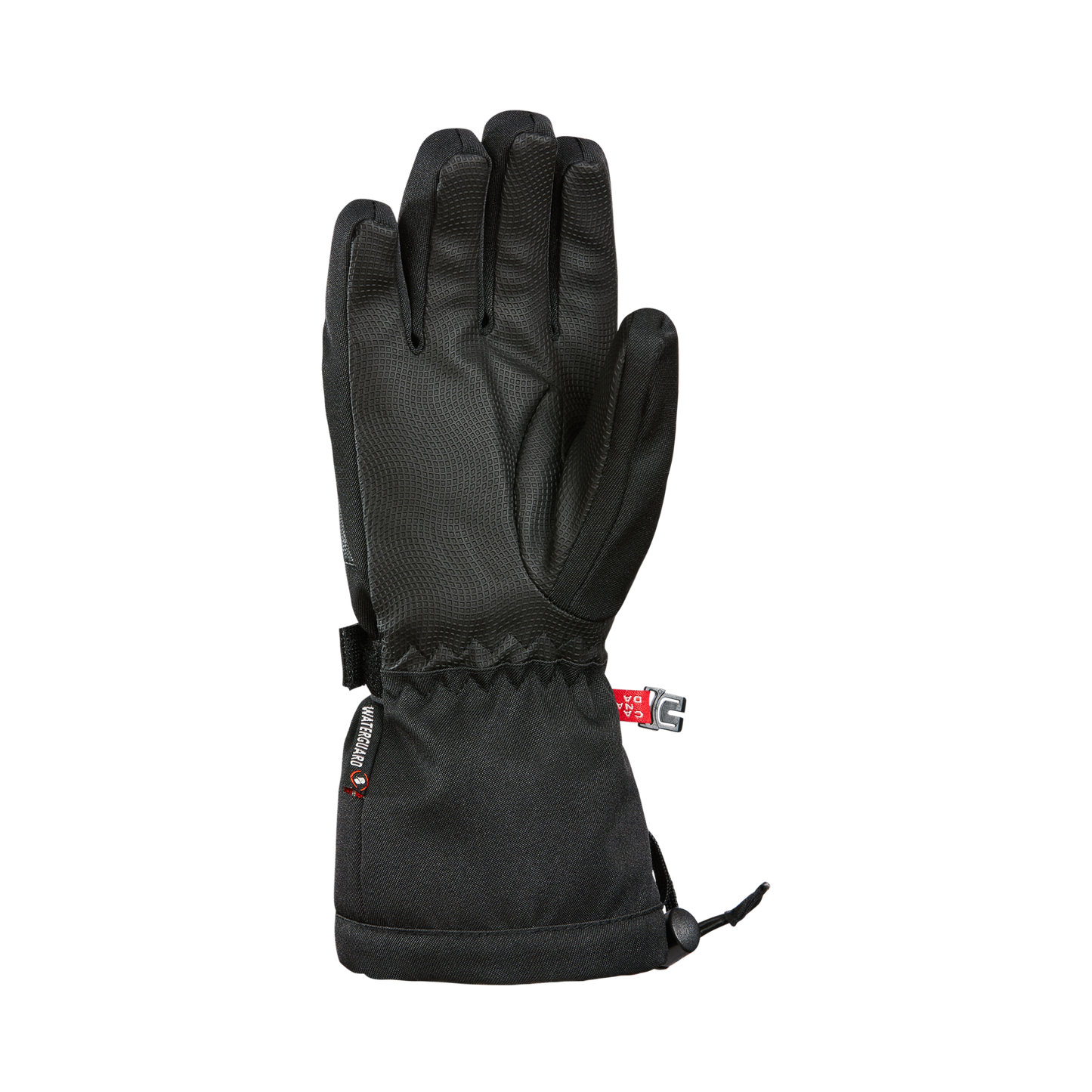 Gants d'hiver - Kombi Majestic noirs en tissu technique imperméable, isolation thermique, vue de face, taille adulte