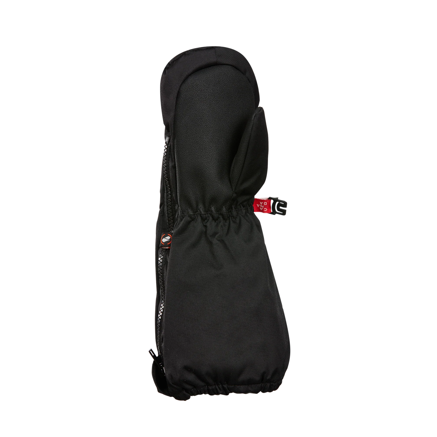 Mitaines d'hiver Easy Peasy - Kombi noires en polyamide texturé imperméable pour enfant, vue de profil gauche