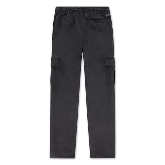 Pantalon Cargo - Hurley noir à poches latérales et taille élastiquée vue de face