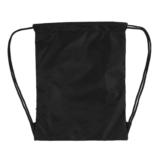 Sac à cordons - Jordan noir simple en nylon léger pour adulte, vue de face carrée 3000x3000 galerie position 2.