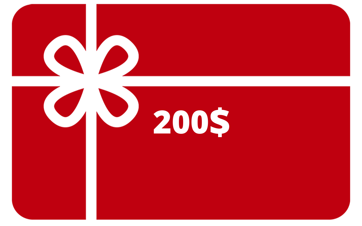 Carte-cadeau 200$