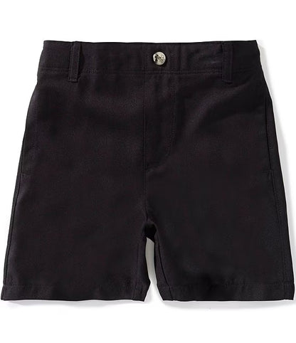 Short - Under Armour noir en polyester léger avec fermeture zippée, ceinture élastique réglable, vue de face, dimensions 570x661 portrait.