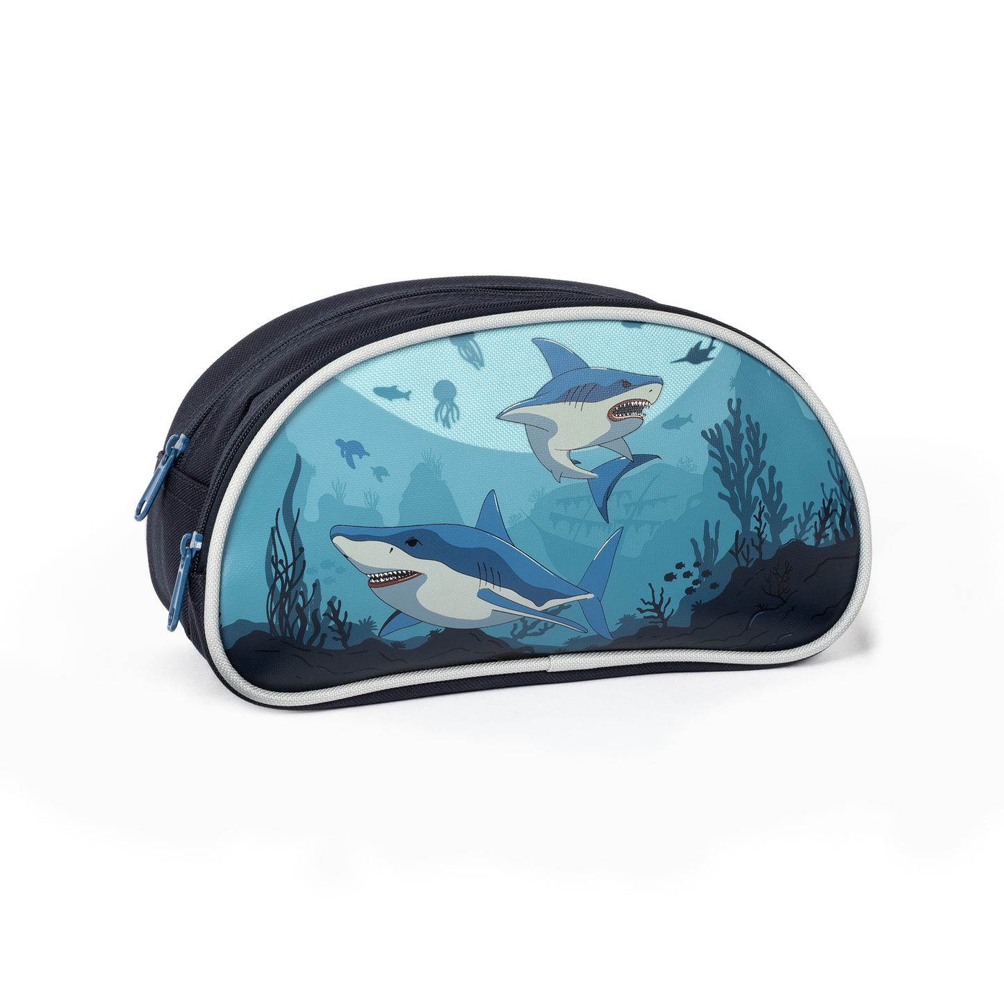 Étui à crayons à 2 compartiments Requins - Louis Garneau