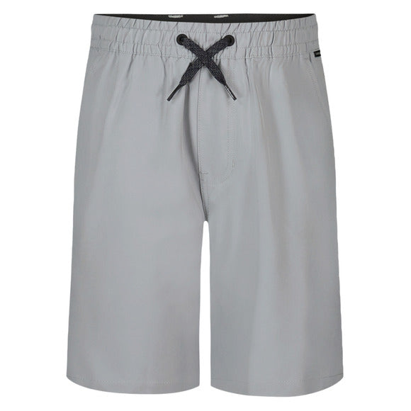 Maillot de bain - Quiksilver gris clair, coupe courte, position galerie 1, format carré 580x580 pixels