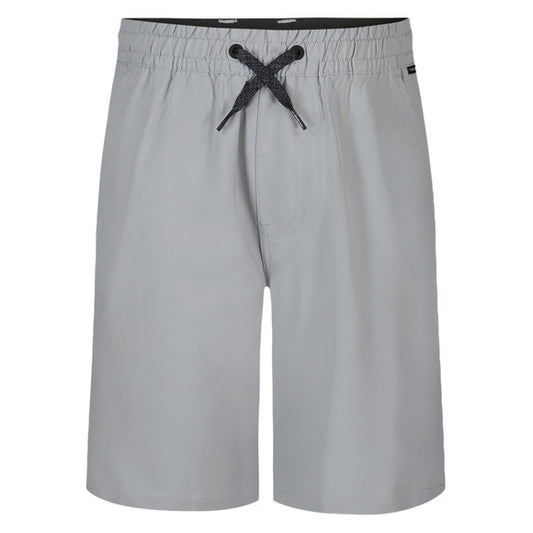 Maillot de bain - Quiksilver gris clair, coupe courte, position galerie 1, format carré 580x580 pixels