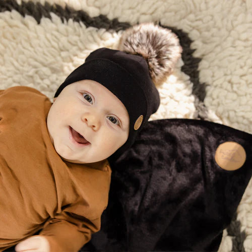 Doudou pour siège d'auto bébé en Minky - Petit Coulou