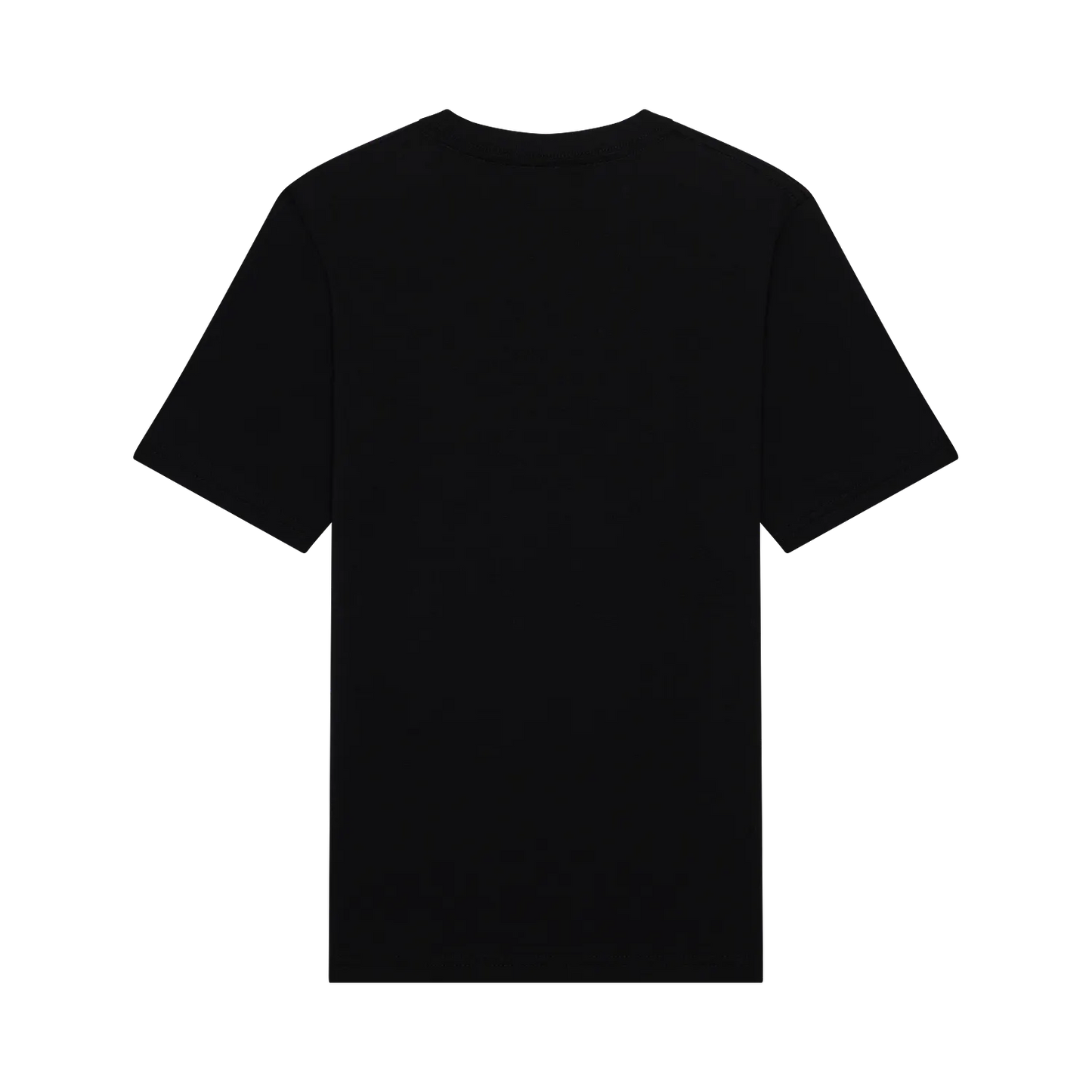 T-Shirt Icon - Fox noir vue dos, image de galerie position 2, format carré 1500x1500 pixels, coton peigné filé