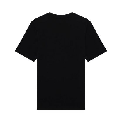 T-Shirt Icon - Fox noir vue dos, image de galerie position 2, format carré 1500x1500 pixels, coton peigné filé