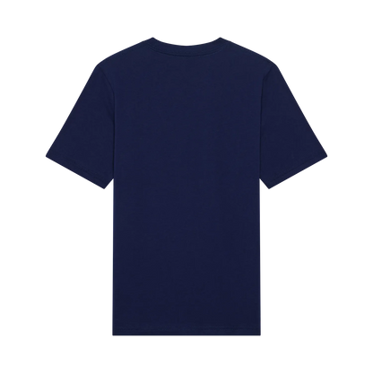 T-Shirt Image Print Hd - Fox bleu marine en coton peigné, coupe classique, vue arrière, dimensions 1500x1500, galerie 2.