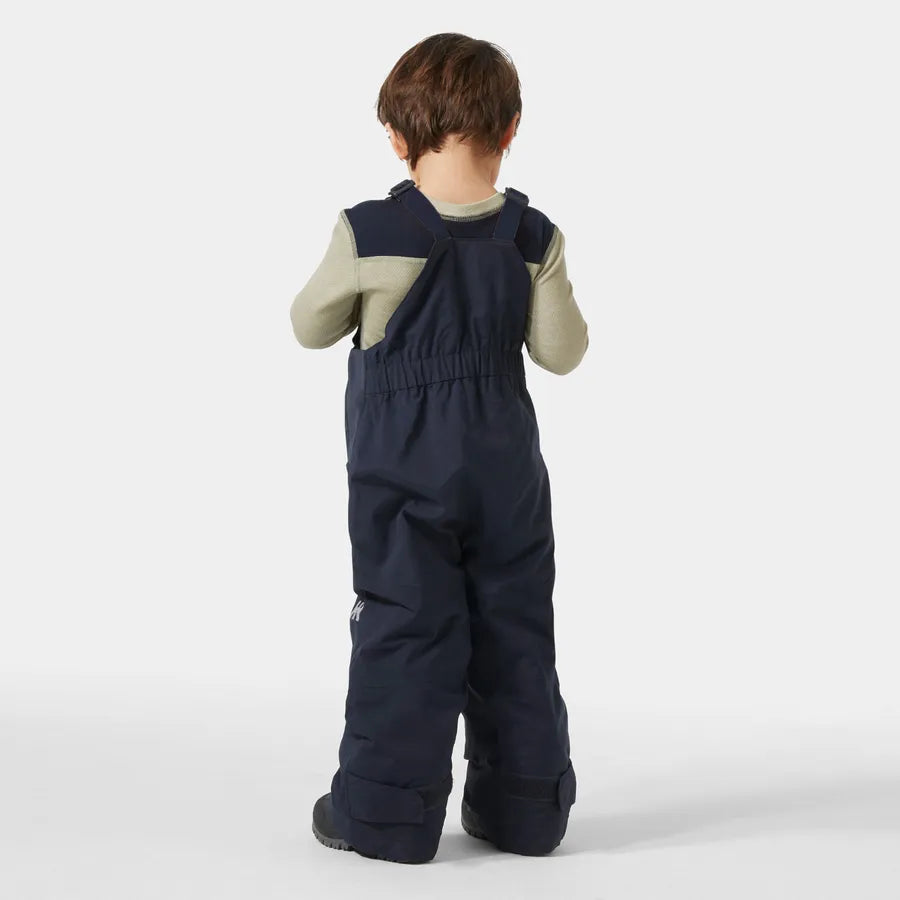 Salopette de neige Rider - Helly Hansen bleu marine pour enfant, vue de dos, portée par un garçon