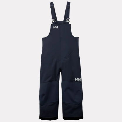 Salopette de neige Rider - Helly Hansen noire à bretelles réglables avec logo HH vue de face