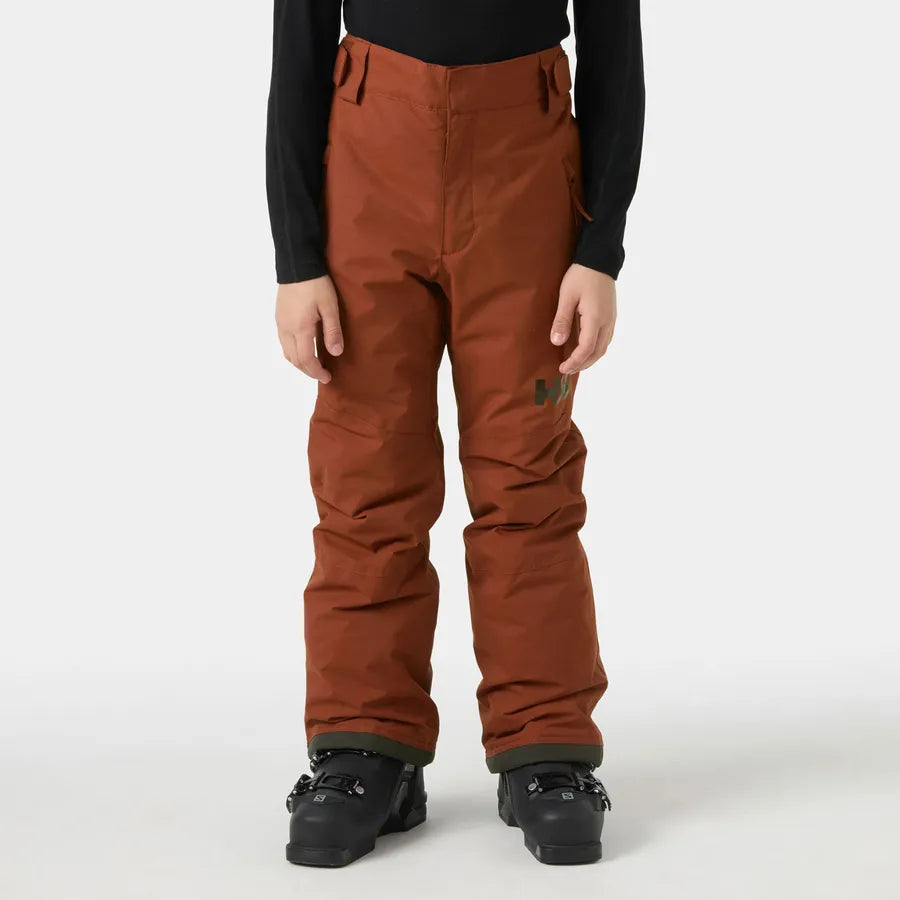 Pantalon de neige - Helly Hansen brun à coupe droite porté par un mannequin vue de face pour adulte