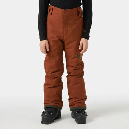 Pantalon de neige - Helly Hansen brun à coupe droite porté par un mannequin vue de face pour adulte