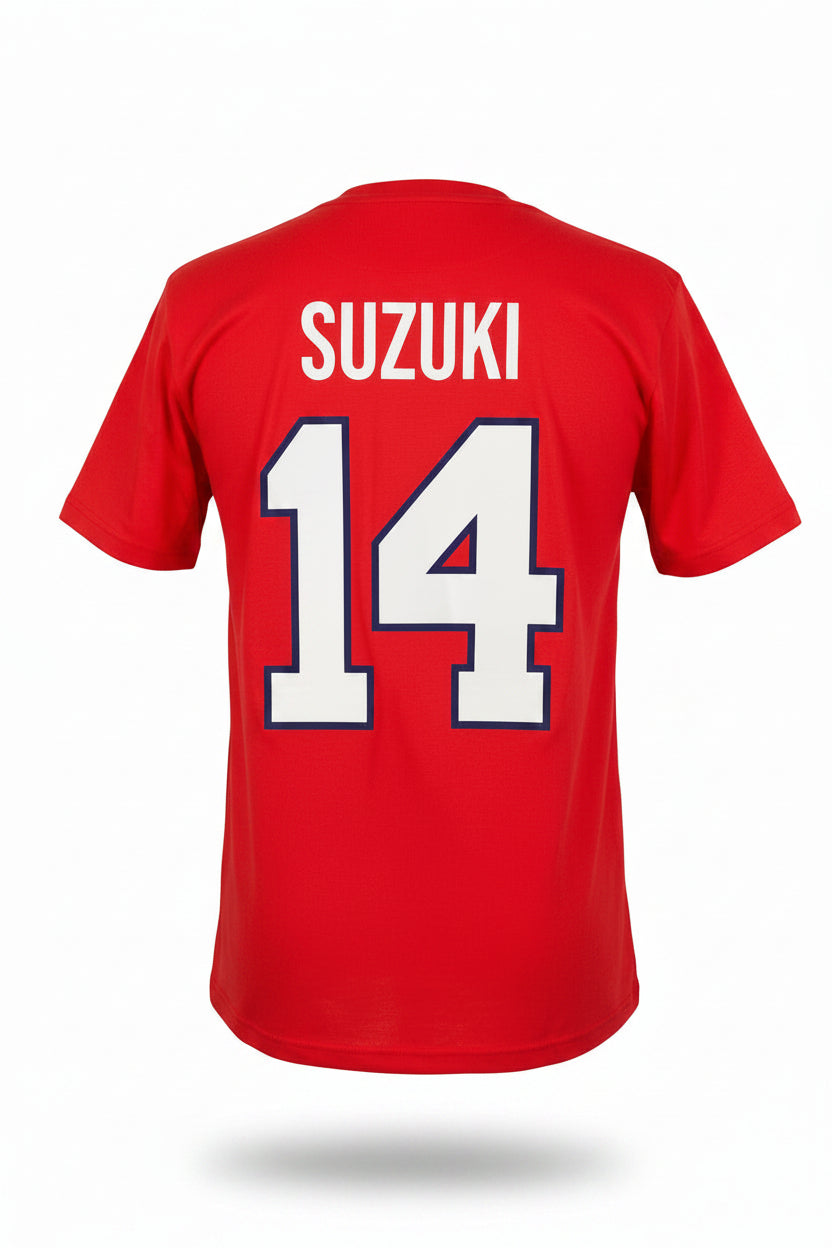 T-Shirt Coton rouge - Suzuki #14