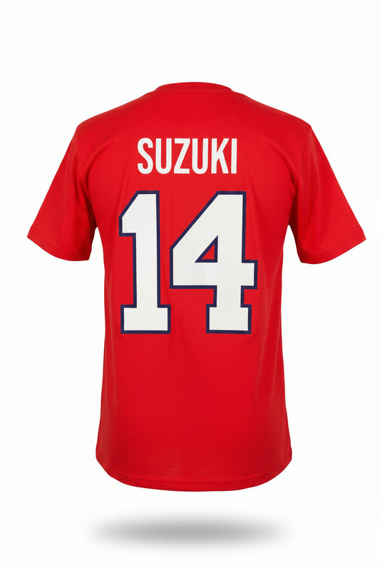 T-Shirt Coton rouge - Suzuki #14
