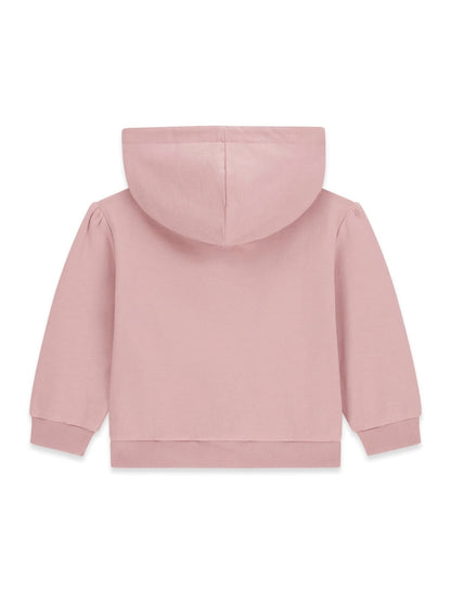 Veste - Guess rose à capuche pour enfant vue de dos