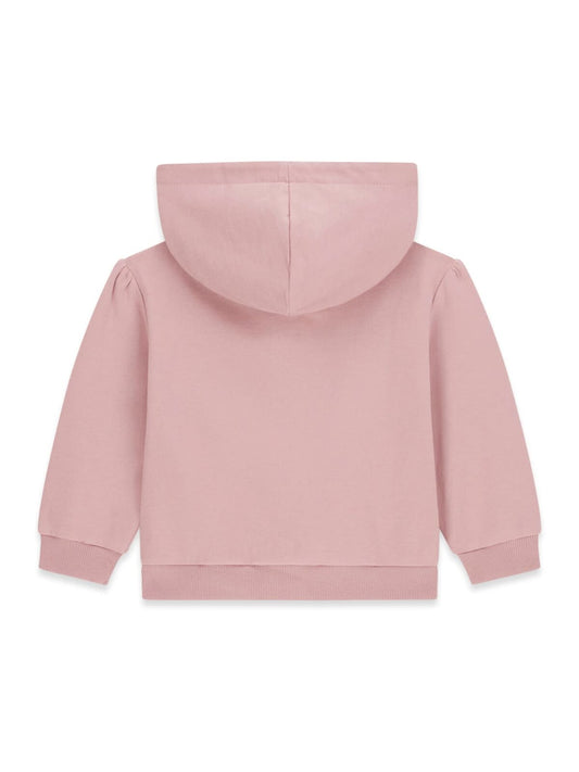Veste - Guess rose à capuche pour enfant vue de dos