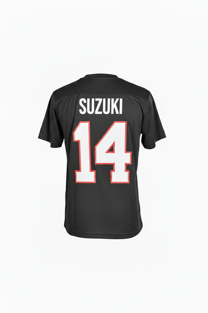 T-Shirt Polyester Noir - Suzuki #14