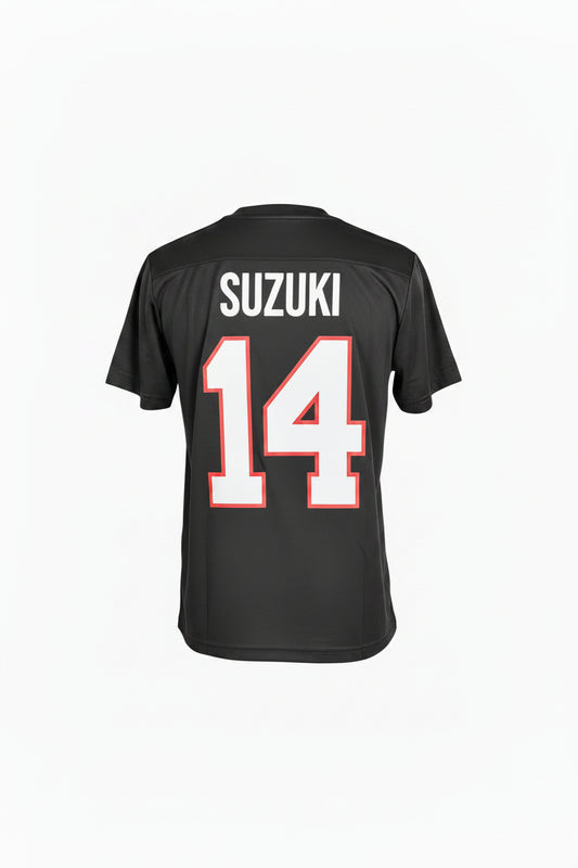 T-Shirt Polyester Adulte Noir - Suzuki #14