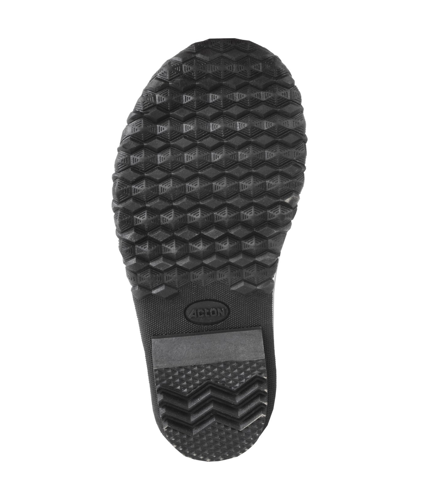 Bottes d'hiver - Acton Cortina semelle noire à motifs géométriques antidérapants, vue de dessous pour fille
