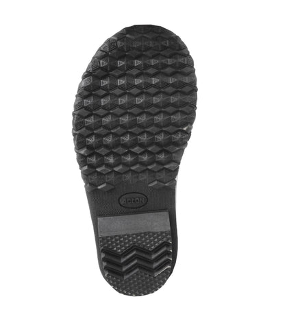 Bottes d'hiver - Acton Cortina semelle noire à motifs géométriques antidérapants, vue de dessous pour fille
