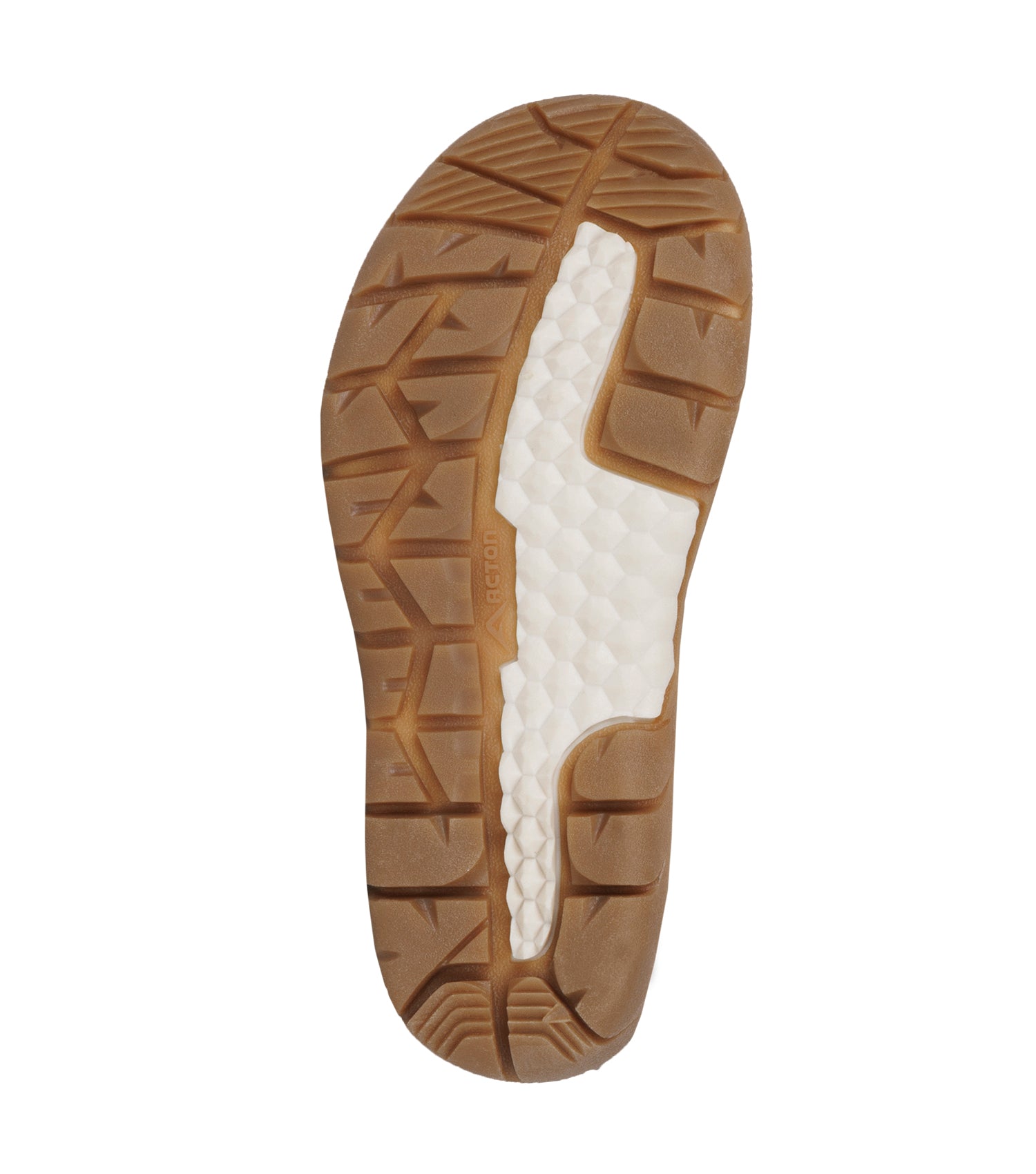 Bottes d'hiver Fizz - Acton semelle gomme et caoutchouc antidérapante avec inserts blancs, vue dessous.