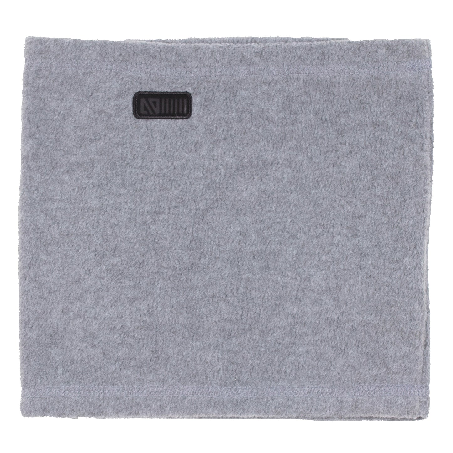 Cache-Cou d'hiver - Nanö en tissu polaire gris clair, style simple et épais, pour enfant, vue de face.