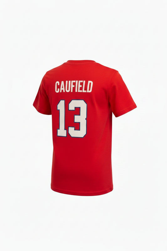 T-Shirt Coton Adulte Rouge - Caufield #13