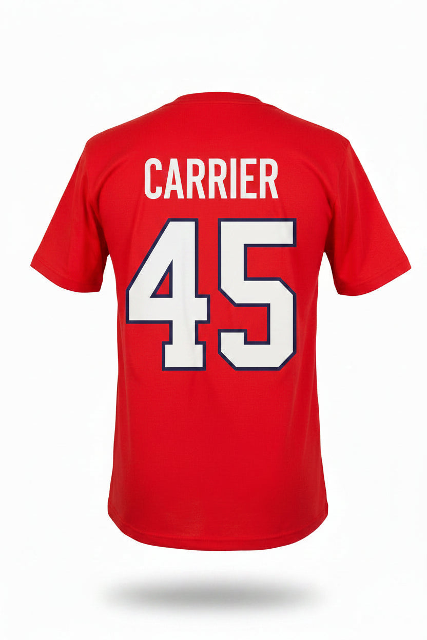 T-Shirt Coton rouge Adulte - Carrier #45