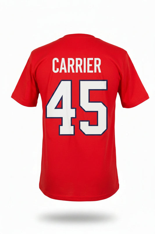 T-Shirt Coton rouge Adulte - Carrier #45