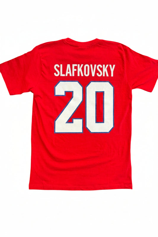 T-Shirt Adulte Coton Rouge - Slafkovsky